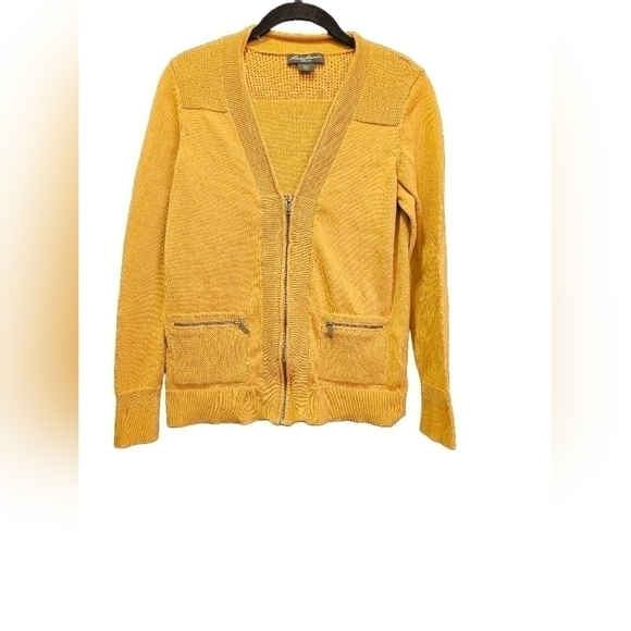 Eddie Bauer yellow sweater small - Picture 1 of 4